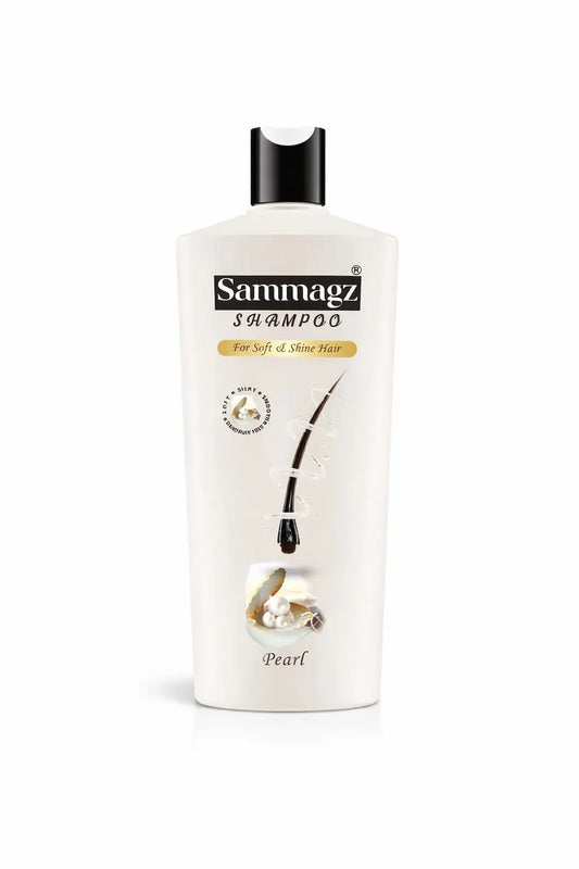Sammagz Pearl Shampoo bottle – herbal hair care shampoo for shine, smoothness, and repair of dry and damaged hair