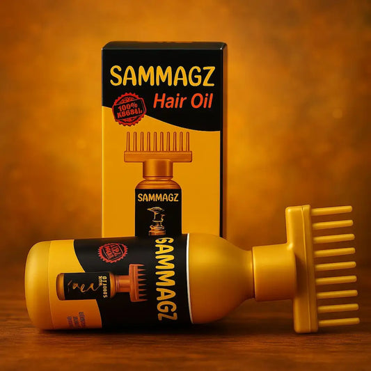 Sammagz herbal hair oil for hair growth, reducing hair fall and premature grey hair, suitable for men and women